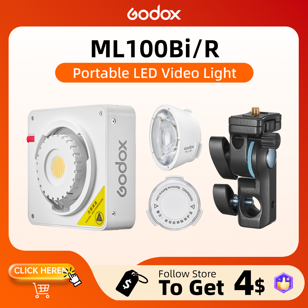 Torjim Rgb Photography Video Lighting - Godox ML100BI Full Color LED Video