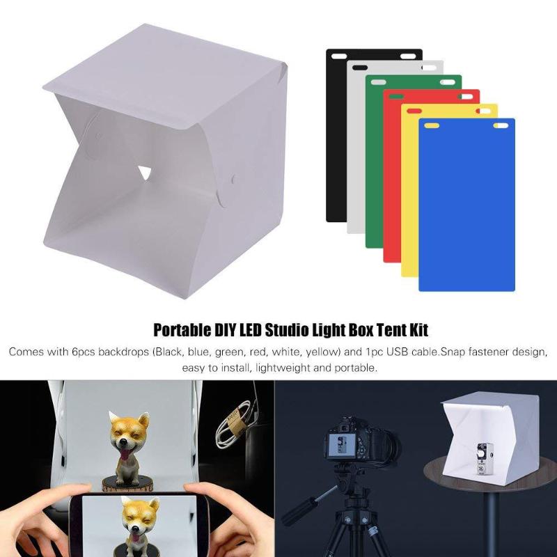 【C】Portable LED Photo Studio L - Photography Lighting Case 评论和价格