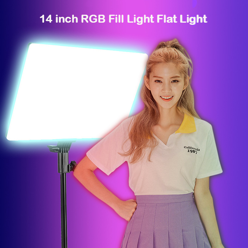 RGB 14'' LED Video Light Remot - Torjim Rgb Photography Video Lighting 评论和价格