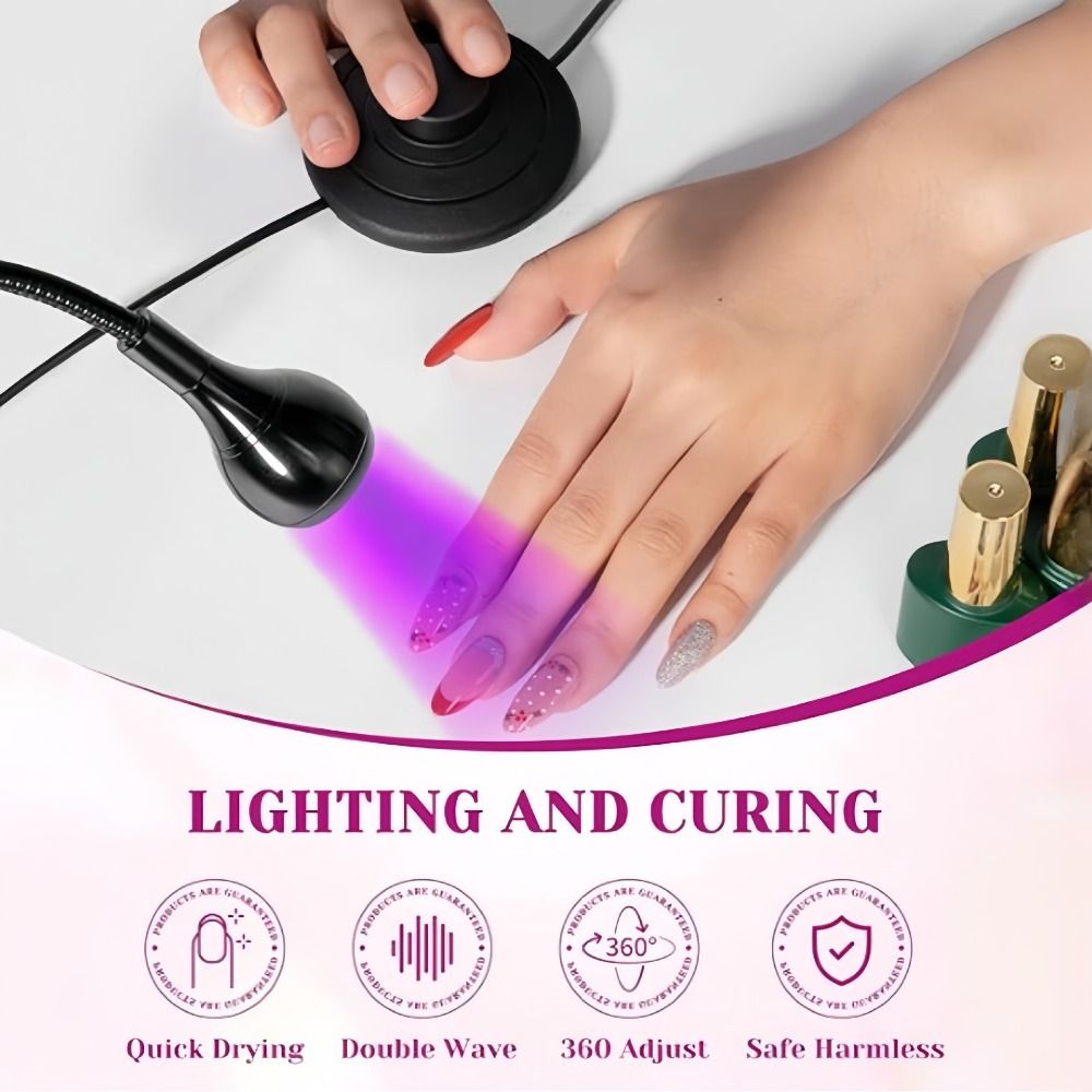 5W/3W UV Led Nail Lamp Foot Pe - Photography Lighting Gel 评论和价格