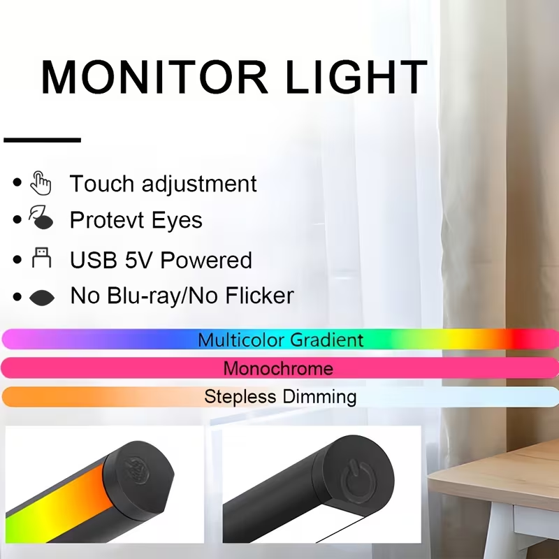 Monitor Light Bar LED Computer - Photography Lighting Game 评论和价格