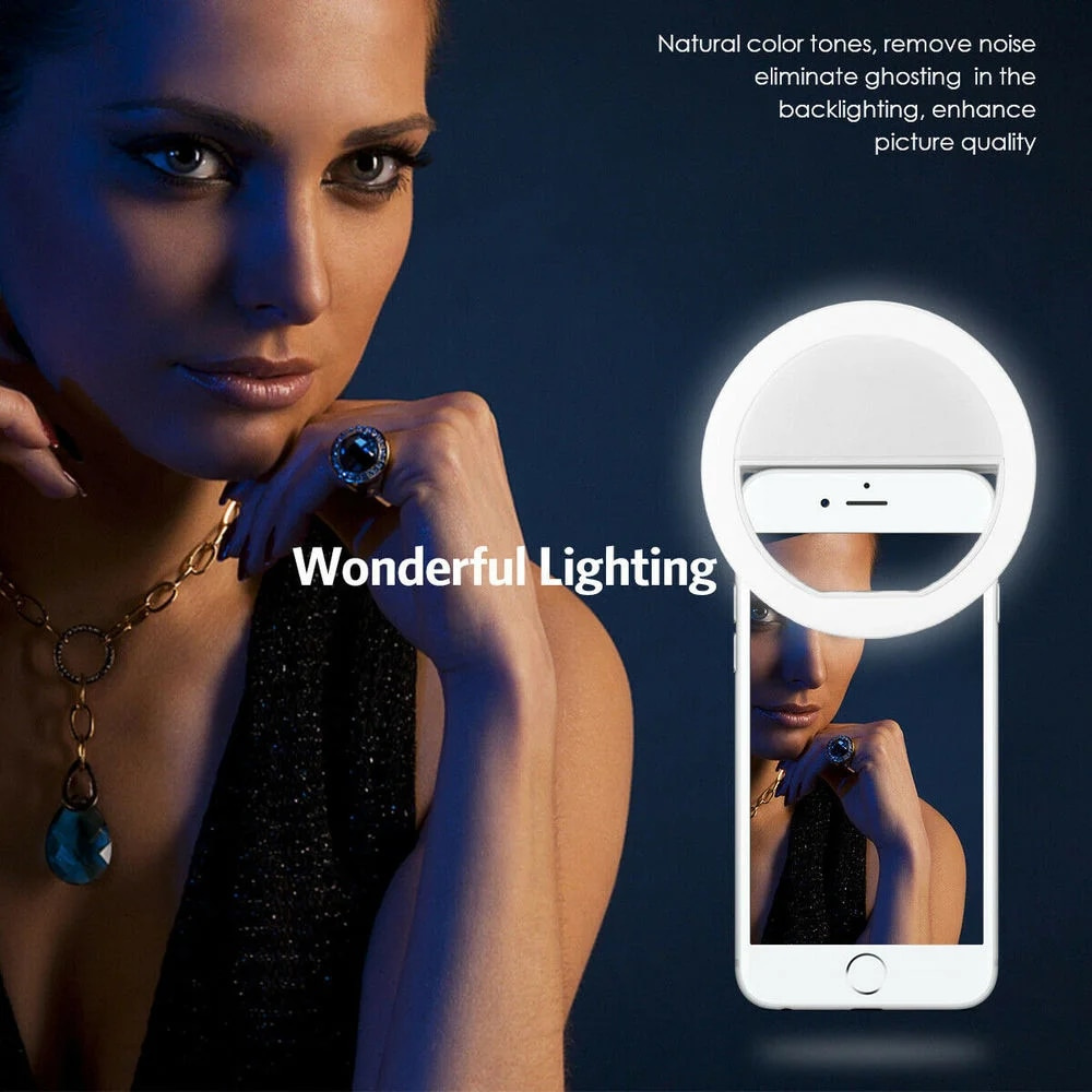 LED Selfie Fill Light USB Char - Photography Lighting Game 评论和价格