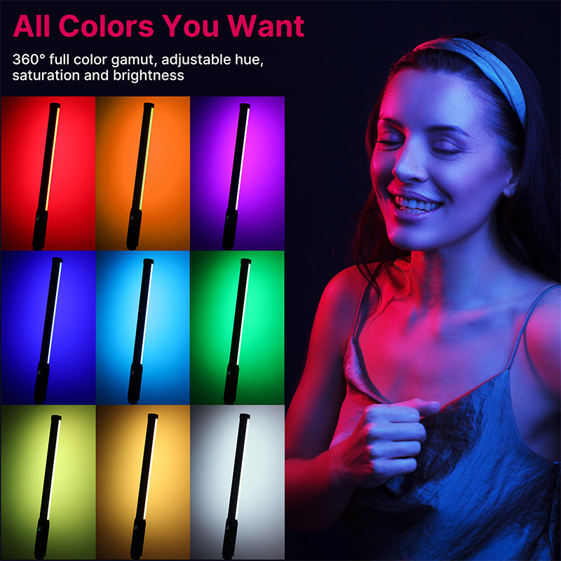 Ulanzi VL119 Handheld RGB Colo - Torjim Rgb Photography Video Lighting 评论和价格