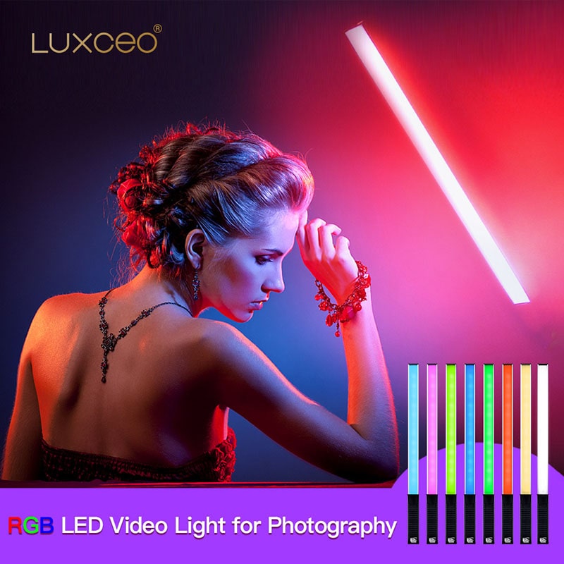 LUXCEO Q508A Handheld RGB Vide - Torjim Rgb Photography Video Lighting 评论和价格