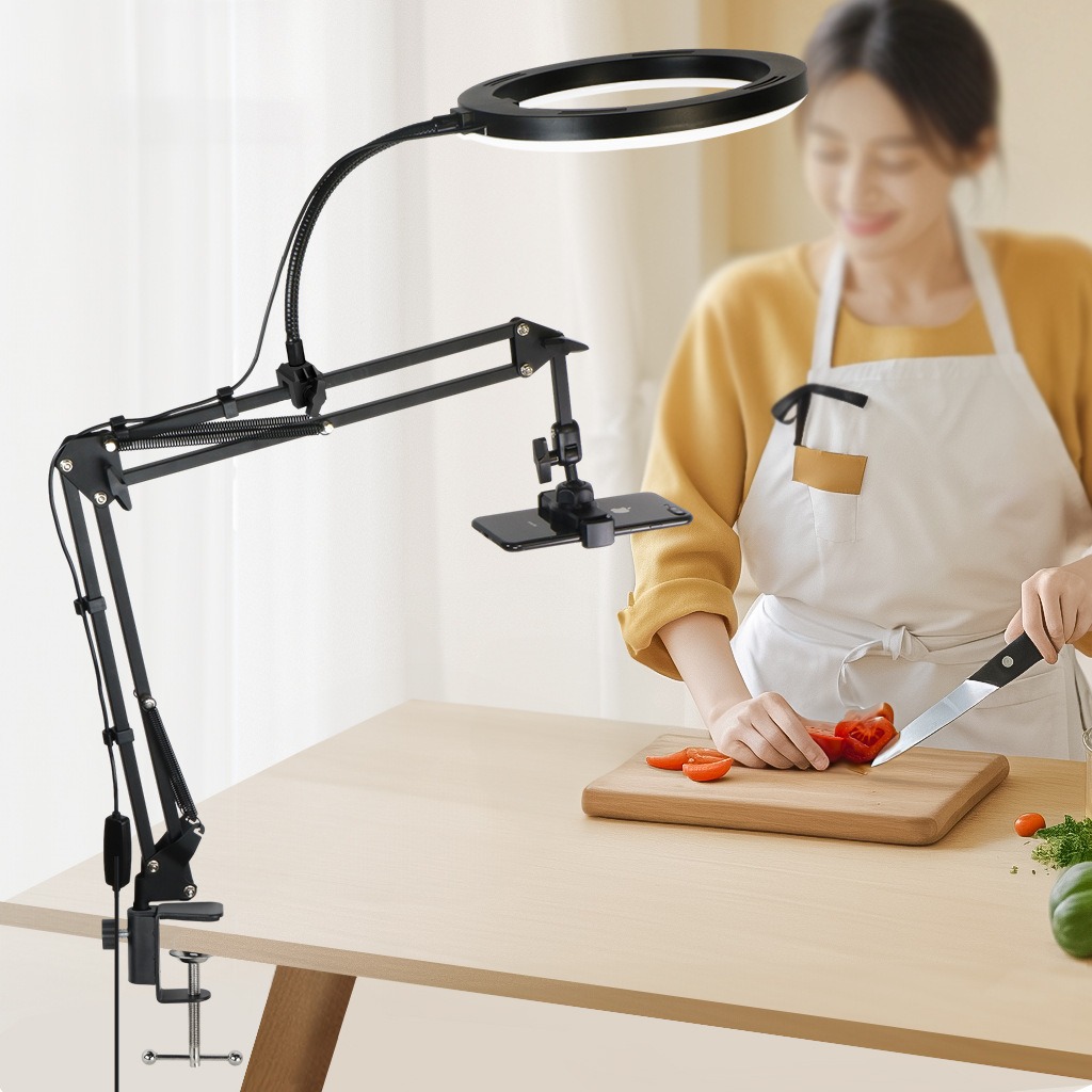 Live Stand Mobile Phone Profes - Photography Video Lighting Kit With Adjustable Tripod Stand 评论和价格