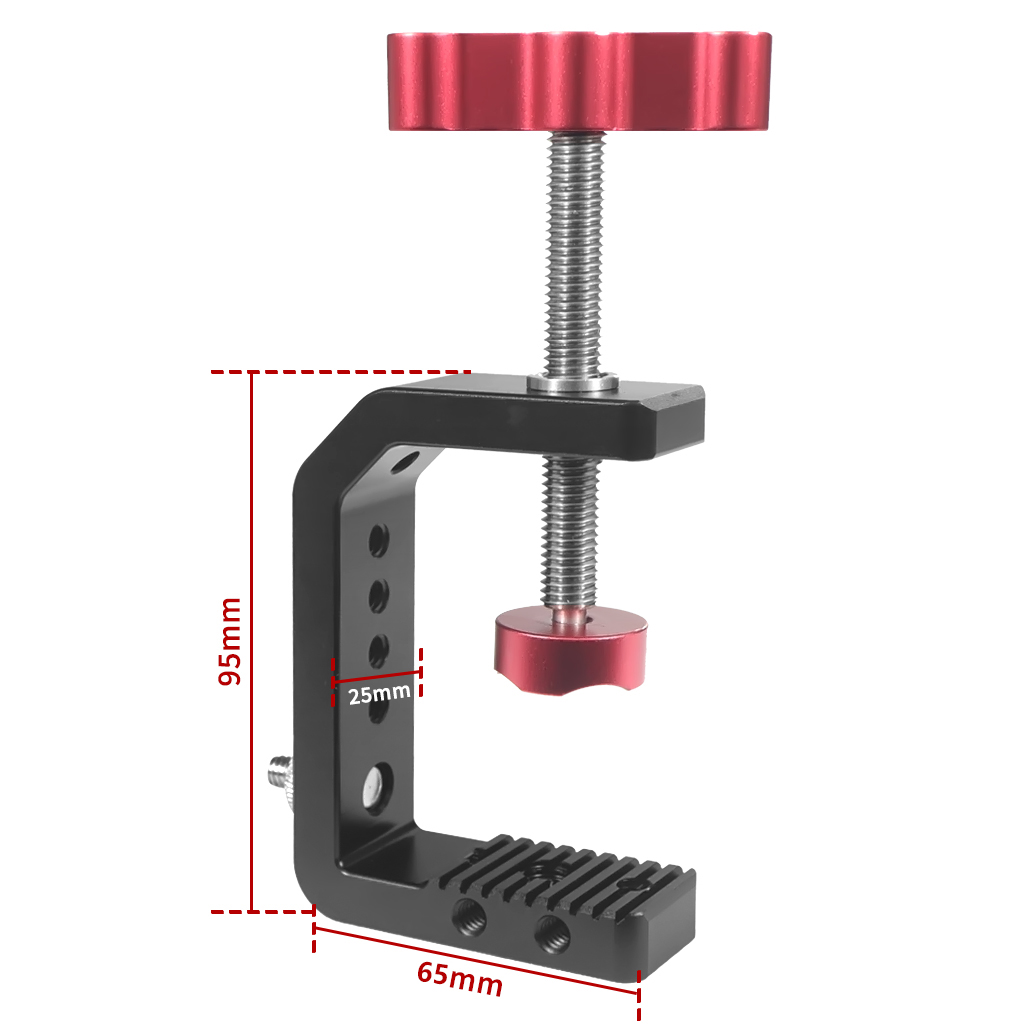 Heavy Duty Desktop C-Type Clam - Photography Video Lighting Kit With Adjustable Tripod Stand 评论和价格