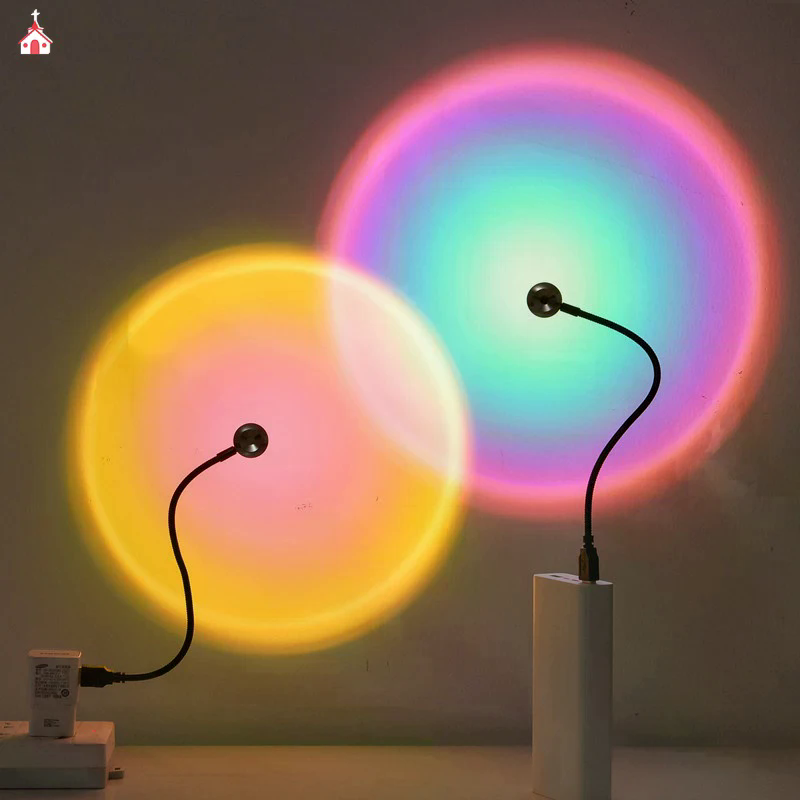 LED Sunset Lamp Nightlights US - Photography Lighting Mood 评论和价格