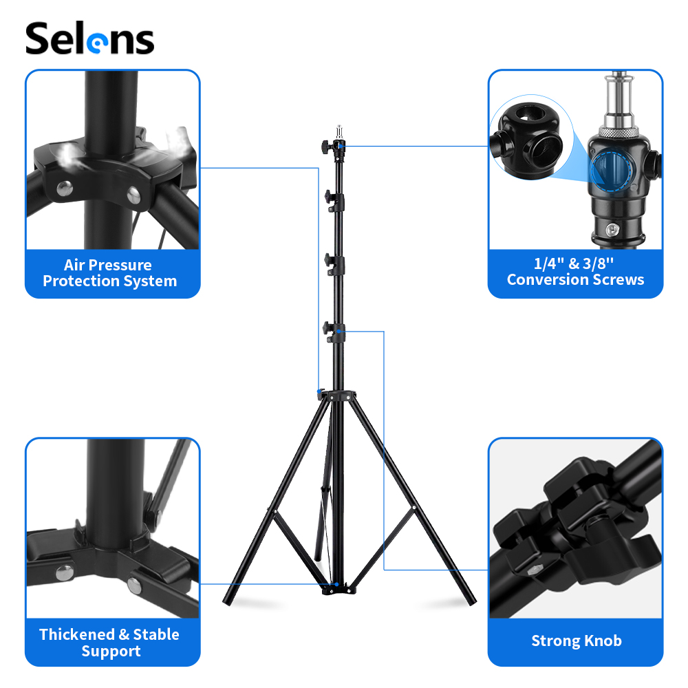 Selens 2.2~3.95m Air-Cushion L - Photography Lighting Mount 评论和价格