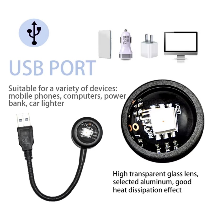 Led 5V Colorful USB Sunset Lam - Photography Lighting Mood 评论和价格