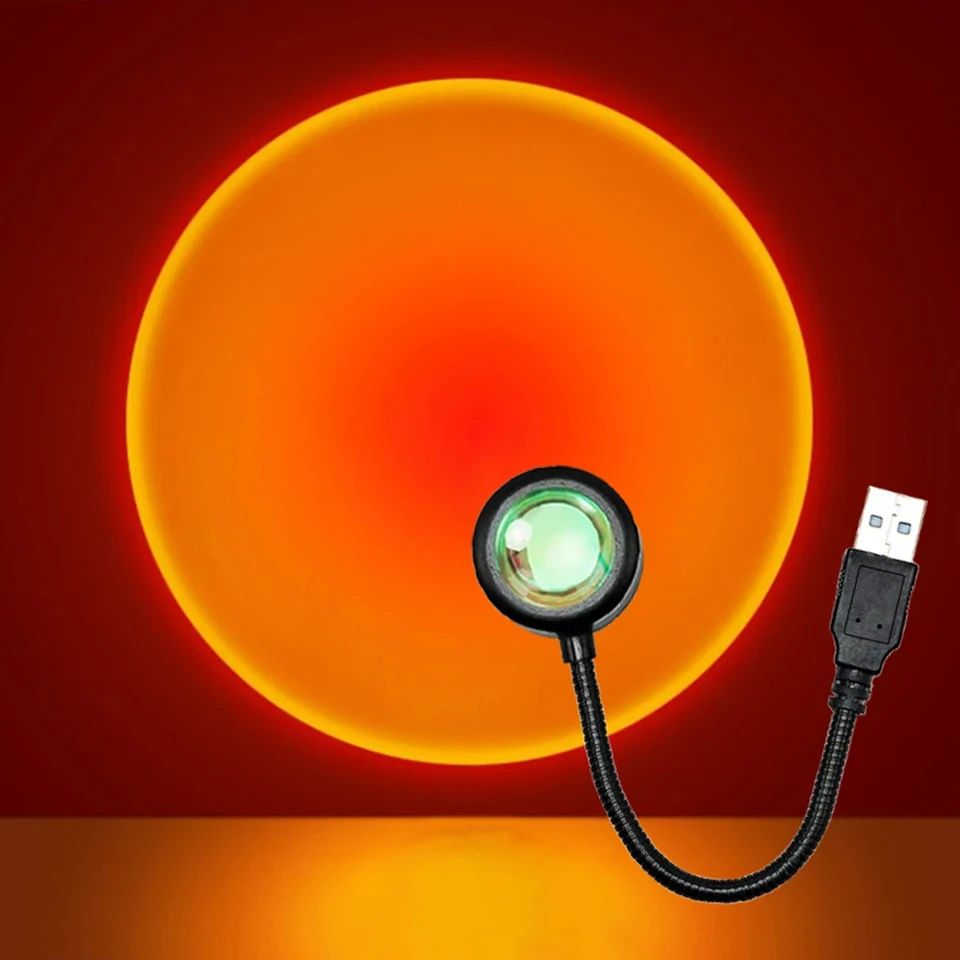 LED Sunset Lamp Nightlights US - Photography Lighting Mood 评论和价格