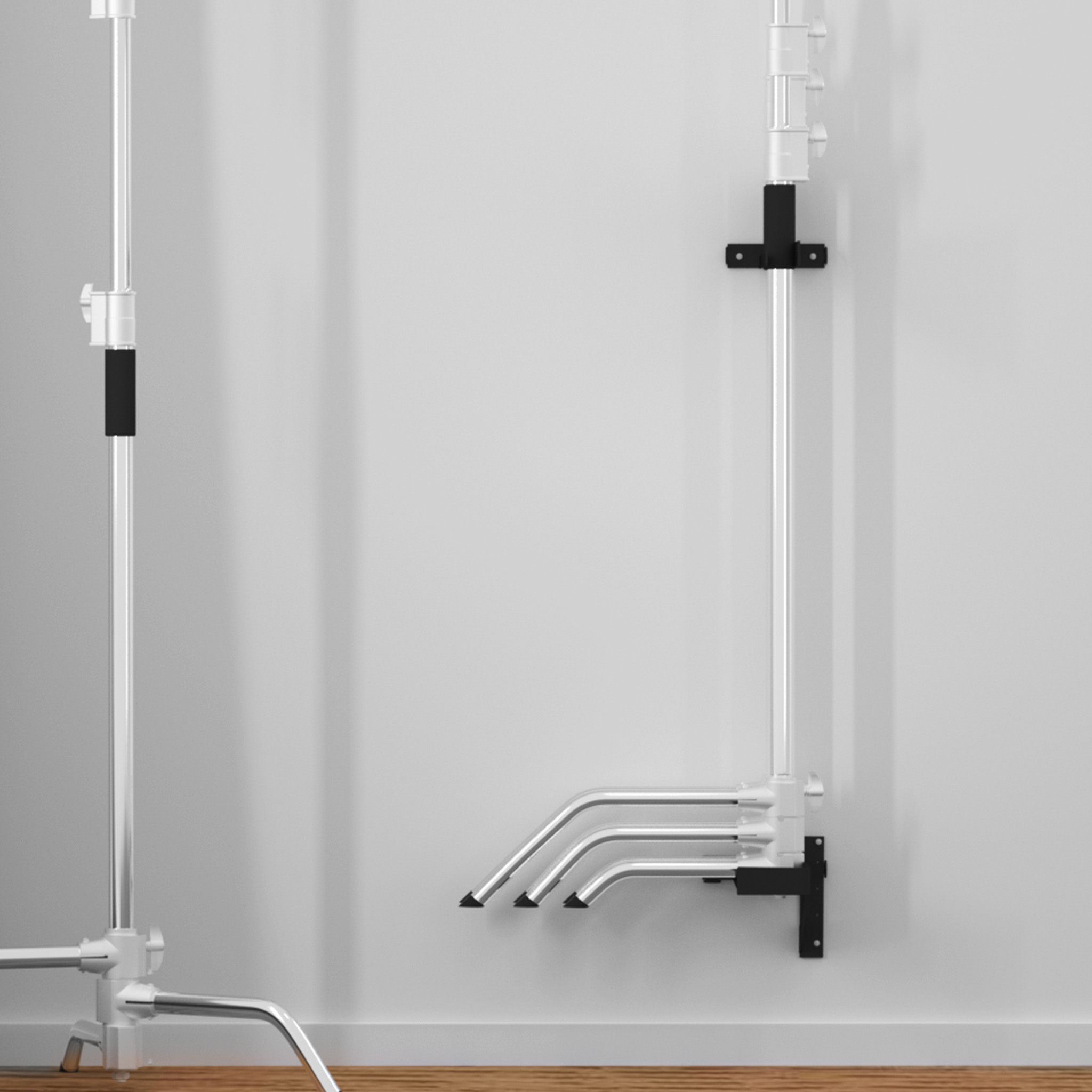 Selens Wall Mount C-Stand Stor - Photography Lighting Mount 评论和价格
