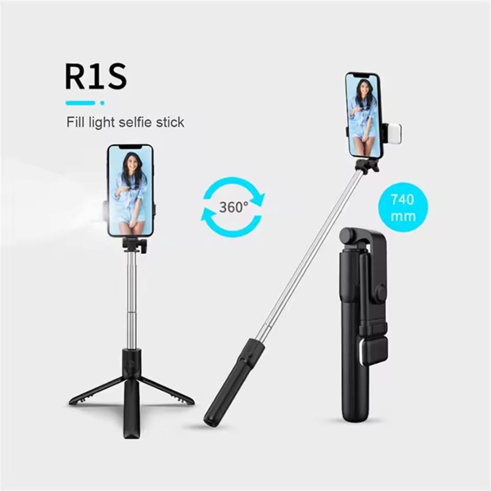 Wireless Bluetooth Selfie Stic - Photography Video Lighting Kit With Adjustable Tripod Stand 评论和价格