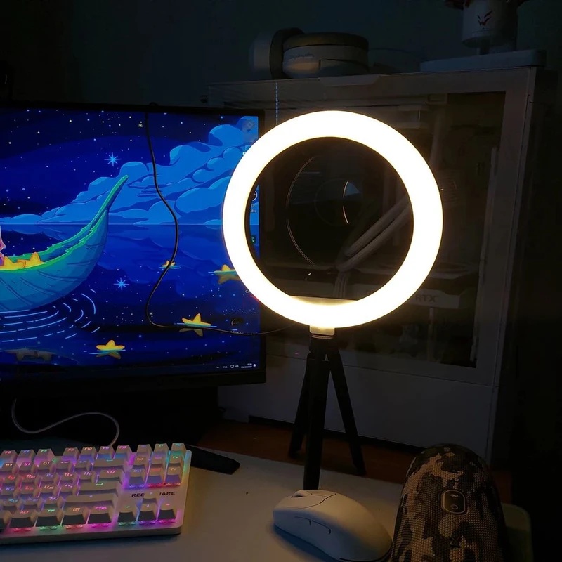 Desiontal 26cm Ring Light with - Torjim Rgb Photography Video Lighting 评论和价格
