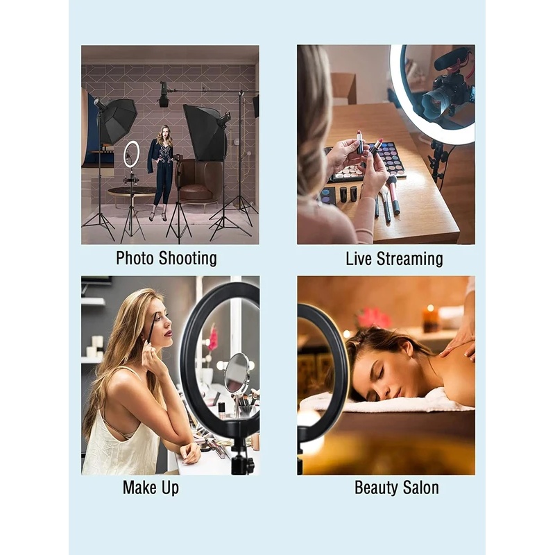 Desiontal 26cm Ring Light with - Torjim Rgb Photography Video Lighting 评论和价格
