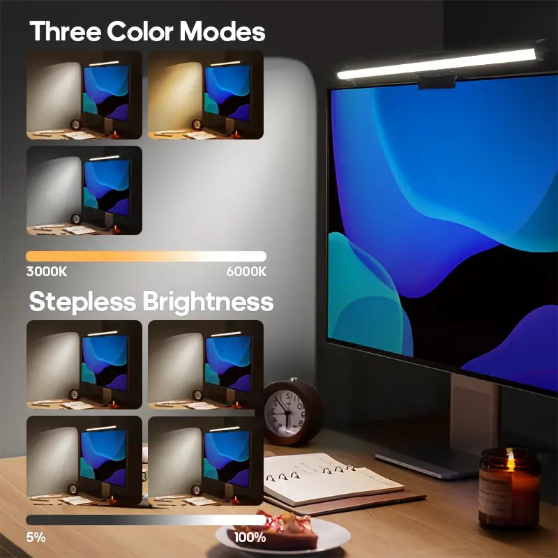 USB LED Desk Lamp Screen Hangi - Photography Lighting Game 评论和价格