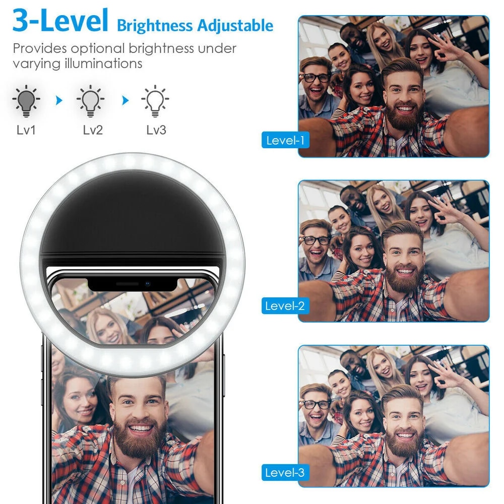 USB Charge Led Selfie Ring Lig - Photography Lighting Game 评论和价格