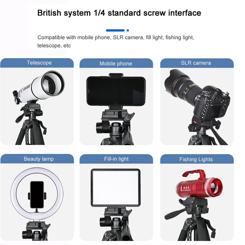 55inch Universal Tripod Stand  - Photography Video Lighting Kit With Adjustable Tripod Stand 评论和价格