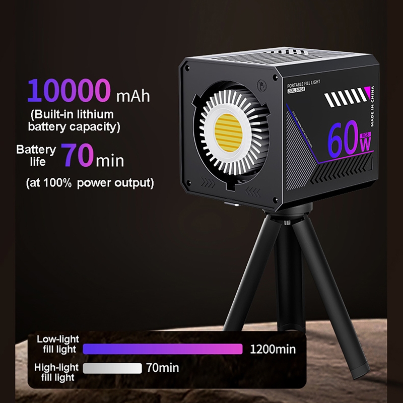 60W RGB Video Light Portable L - Torjim Rgb Photography Video Lighting 评论和价格