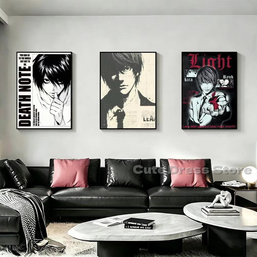 Death Note Canvas Print Unfram - Photography Lighting Game 评论和价格