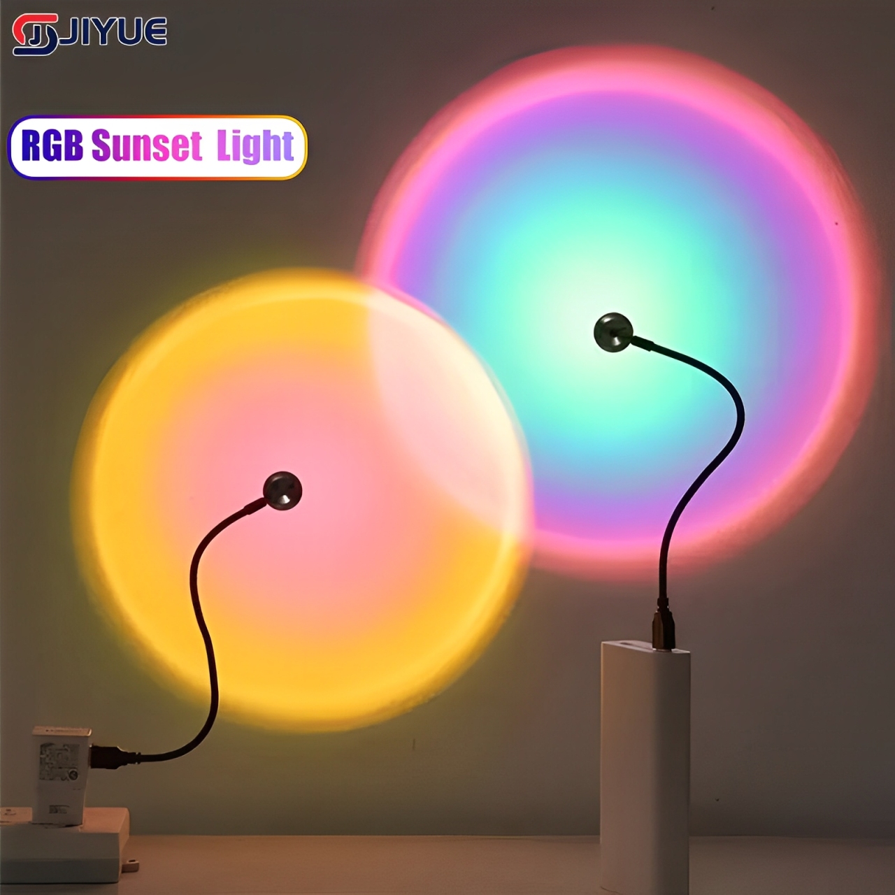 Mini USB ED Sunset Lamp Nightl - Photography Lighting Mood 评论和价格