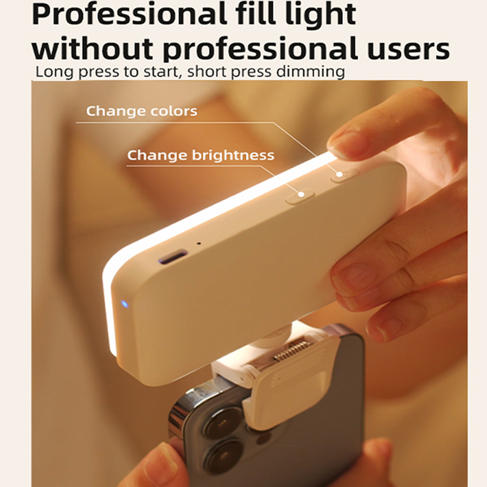 Pocket LED Selfie Light For IP - Photography Lighting With Flash 评论和价格