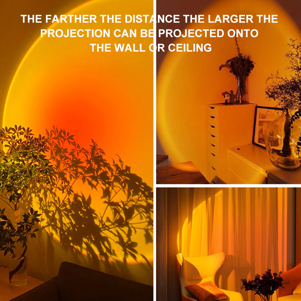 USB Sunset Lamp Projector Led  - Photography Lighting Mood 评论和价格