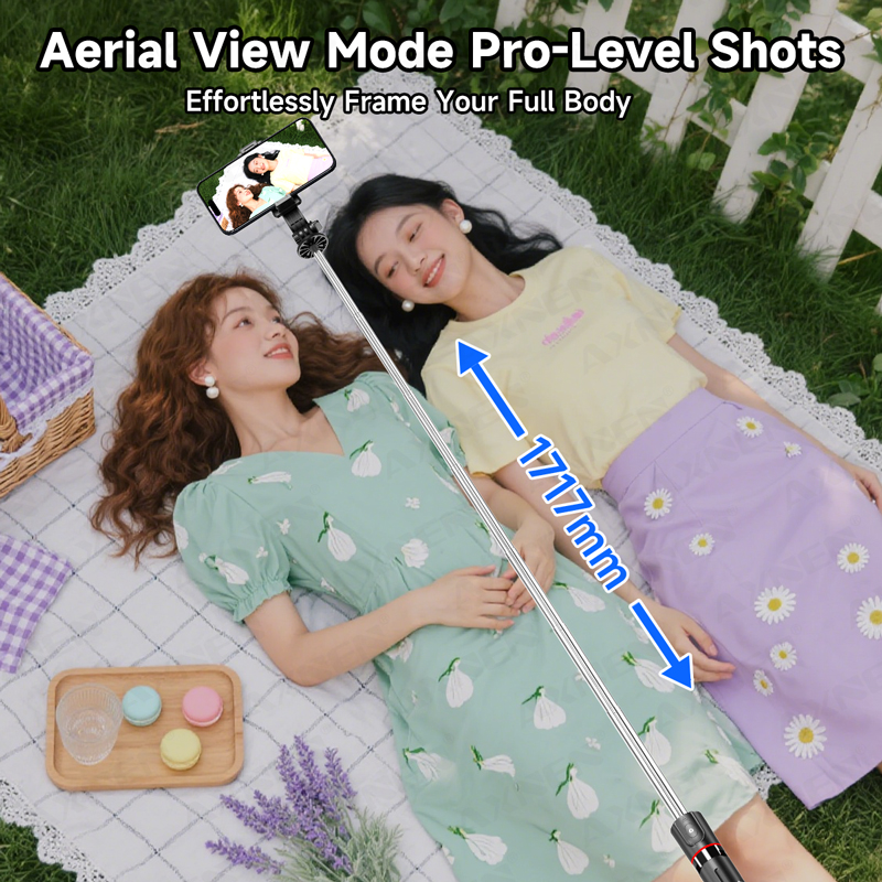 AXNEN F15 Extendable Selfie St - Photography Video Lighting Kit With Adjustable Tripod Stand 评论和价格